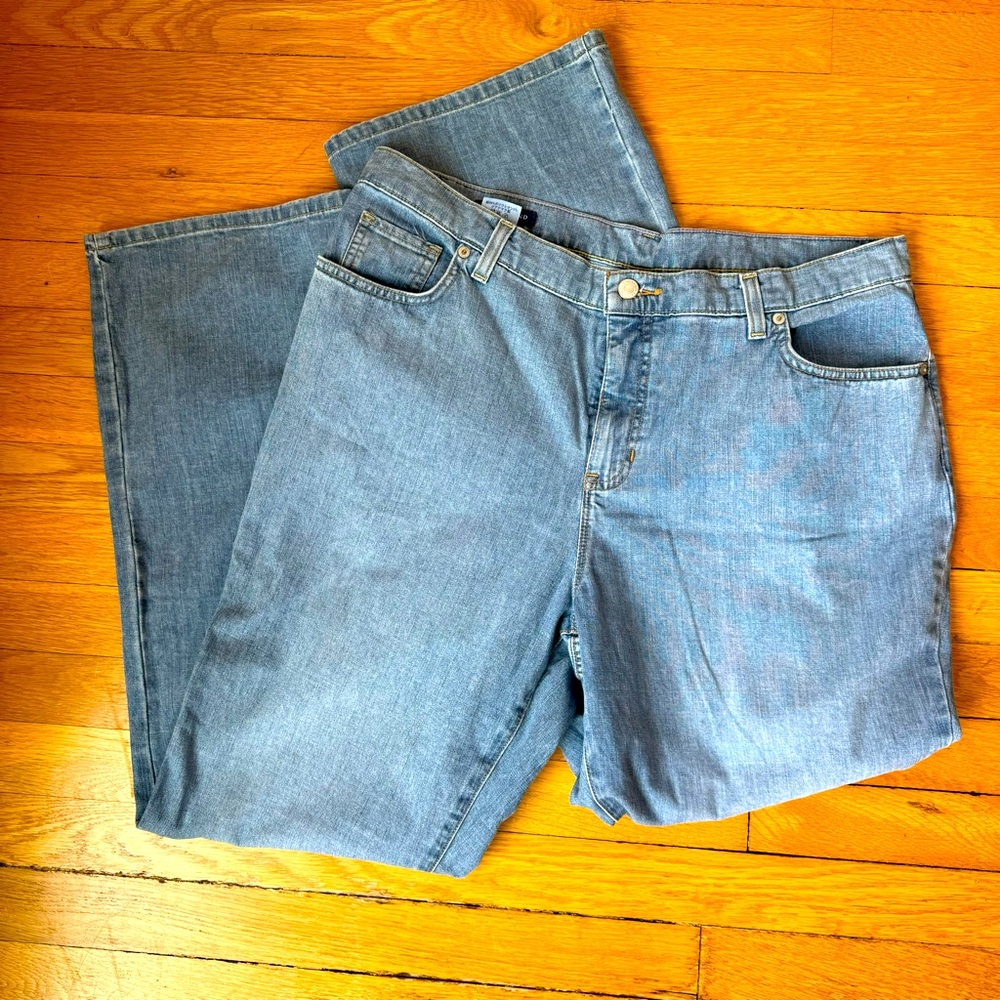 Lands End  straight leg jeans